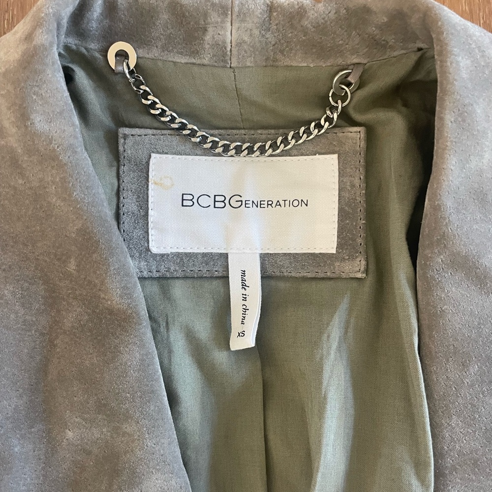 Bcbgeneration Gray Leather Jacket - image 2